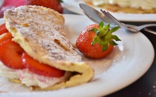 Fit omlet na słodko
