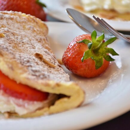 Fit omlet na słodko