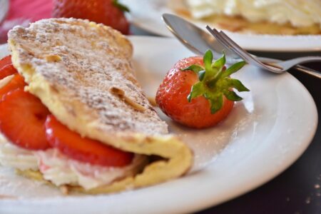 Fit omlet na słodko